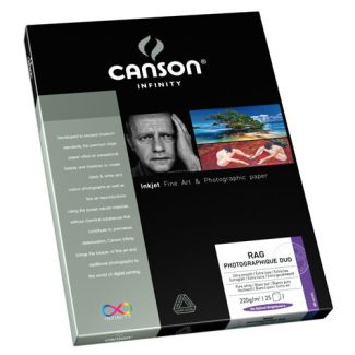 Canson Infinity Rag Photographique Duo 220 A4 White