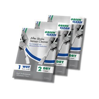 Green Clean WET Foam & DRY Sweeper Obiettivi/Vetro Panni umidi e asciutti per la pulizia dell'apparecchiatura