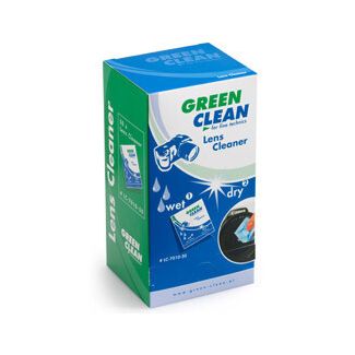 Green Clean Lens Cleaner Obiettivi/Vetro Panni umidi e asciutti per la pulizia dell'apparecchiatura