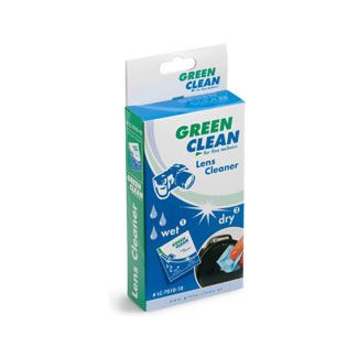 Green Clean Lens Cleaner Obiettivi/Vetro Panni umidi e asciutti per la pulizia dell'apparecchiatura