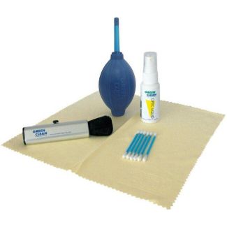 Green Clean CS-1500 kit per la pulizia Obiettivi/Vetro Panni asciutti e liquido per la pulizia dell'apparecchiatura 30 ml