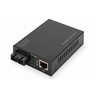 Digitus Gigabit Ethernet Media Converter, Multimode SC connector, 850nm, up to 0.5km