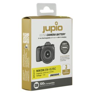 Jupio CNI0302V2 Batteria per fotocamera/videocamera Ioni di Litio 2400 mAh