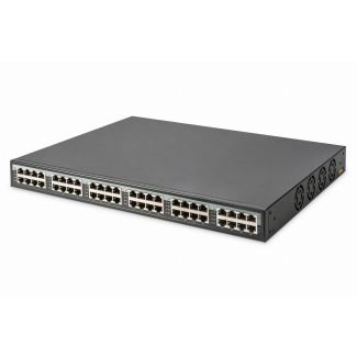 Digitus 24 Port 10G Ethernet PoE+ Injector, 802.3at, 370 W