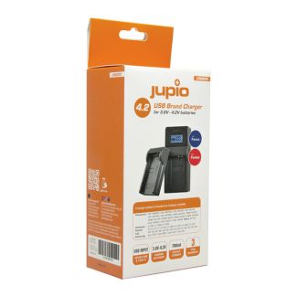 Jupio LPA0034 Caricabatterie per dispositivi mobili Fotocamera Nero USB Interno