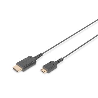 Digitus Cavo di collegamento HDMI High Speed, tipo C- A, HighFlex