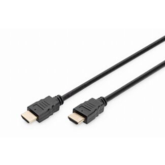 Digitus Cavo di collegamento HDMI Premium High Speed, tipo A M/M, 2,0 m, con Ethernet, Ultra HD