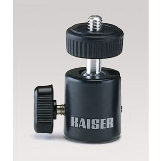 Kaiser 6013 testa per treppiede Nero 1/4" Palla (forma)