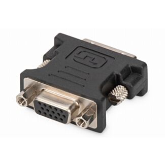 Digitus DVI Adapter DVI-I, (24+5)-D-Sub black