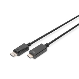 Digitus DisplayPort Adapter Cable, DP - HDMI type A