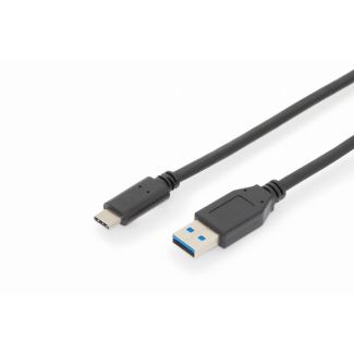 Digitus USB Type-C connection cable, Gen2, Type-C to A