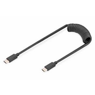 Digitus USB-C - USB-C spiral cable, 1m