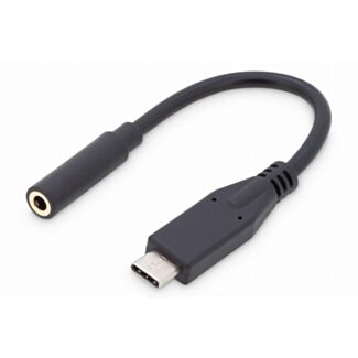 Digitus Adattatore / convertitore audio USB-C, USB-C/spina - jack/presa da 3,5 mm