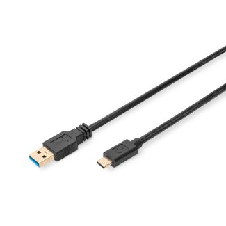Digitus Cavo di collegamento Type-C USB, Gen2, Type-C su A