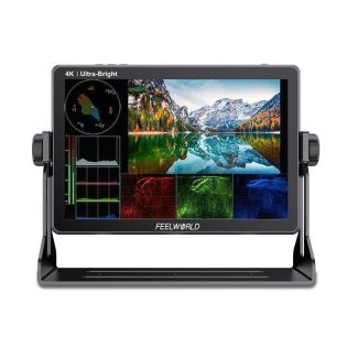 Feelworld LUT11S monitor per fotocamere 25,6 cm (10.1") Nero 1920 x 1200 Pixel Retroilluminazione a LED Touch screen