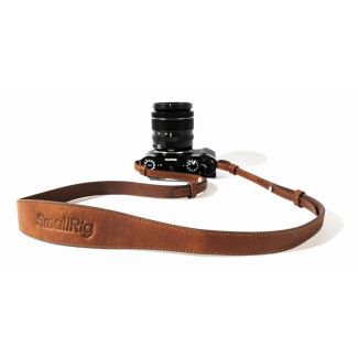 SmallRig 5209 tracolla Fotocamera Vera pelle Marrone