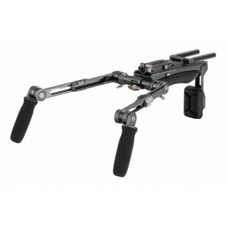 SmallRig SR007 Pro supporto per telecamera Acrilonitrile butadiene stirene (ABS), Alluminio, Schiuma, Policarbonato (PC), Poliuretano (PU), Silicone, Acciaio inox Nero