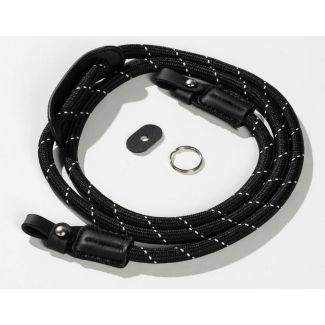 SmallRig 4882 tracolla Fotocamera Vera pelle, Nylon Nero