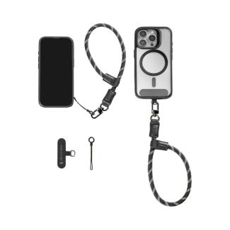 SmallRig FilMov tracolla Telefono cellulare Vera pelle, Nylon, Acciaio inox Nero
