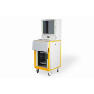 Digitus Mobile Workstation with Integrated Network Cabinet