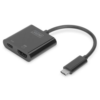 Digitus Adattatore grafico USB Type-C™ 4K HDMI + USB-C™ (PD)