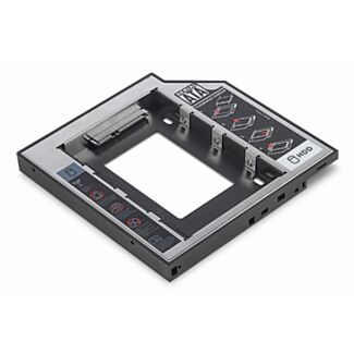Digitus Caddy per notebook 2nd SSD/HDD SATA per 2,5" SATA I-III SSD/HDD, 12,7mm