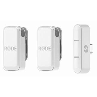 Røde Wireless Micro wireless microphone for smartphones, USB-C, white