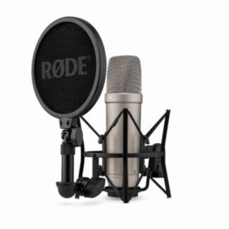 Røde NT1 5ª generazione microfono a condensatore da studio con XLR e USB, argento