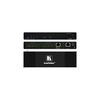 Kramer FC-404NETXL – 4x4 analog and Dante audio mixer, PoE