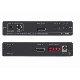 Kramer FC-69 – 4K60 HDMI audio embedder and de-embedder