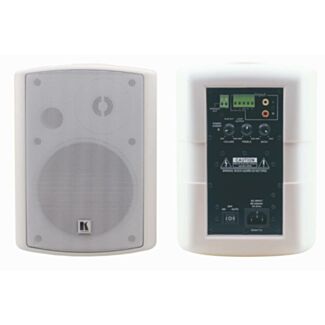 Kramer TAVOR-5-O(PAIR)/WHITE/US – Pair of 5.25" 2-way powered on-wall speakers, white US