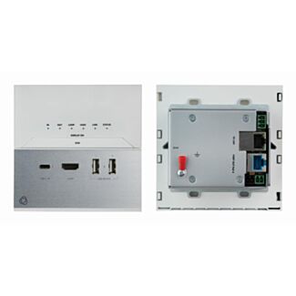 Kramer EXT3-C-WP-XR-T/UK(W) – Trasmettitore HDBaseT 3.0 USB-C 4K60 a placca, UK bianco