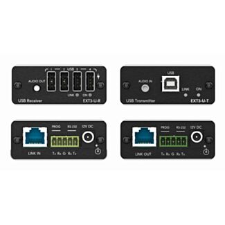 Kramer EXT3-U-KIT – USB 2.0 extender kit with RS-232 and audio over twisted pair