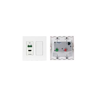 Kramer WP-789R/US-D(W) – 4K60 HDBaseT wall-plate receiver with PoE, US white