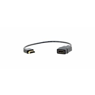 Kramer ADC-HM/HF/PICO – HDMI (M/F) adapter cable, slim, 0.3 m