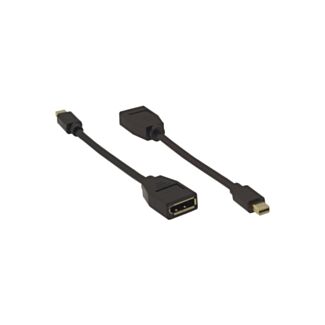Kramer ADC-MDP/DPF – Mini DisplayPort (M) to DisplayPort (F) adapter cable