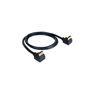 Kramer C-HM/RA2-3 – High Speed HDMI cable with Ethernet, right-angle connector, 0.9 m