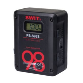 Swit PB-S98S – 98 Wh V-Mount battery with 2 D-Tap and USB