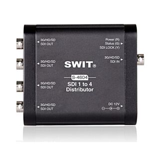 Swit S-4604 – distributore amplificato 3G-SDI 1×4 con reclocking