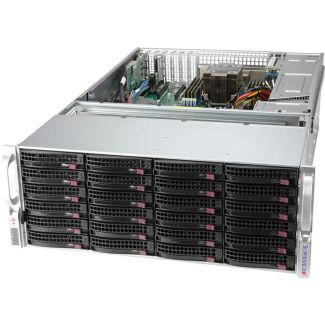 Supermicro SSG-540P-E1CTR36H server barebone Intel C621A LGA 4189 Rack (4U) Black, Silver