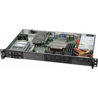 Supermicro SYS-110C-FHN4T sistema barebone per server Intel W480E LGA 1200 (Socket H5) Armadio (2U) Nero