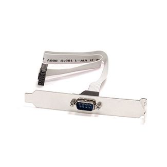 Supermicro COM Port DTK (Serial Port) Cable, 9-pin, Pb-free White