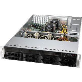 Supermicro CSE-LA25TQC-R609LP computer case Supporto Nero 600 W