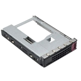 Supermicro MCP-220-00158-0B pannello drive bay 2,5/3,5" Vassoio per unità di memorizzazione Nero, Bordeaux, Metallico