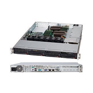 Supermicro SuperChassis 815TQ-600WB Rack Black 600 W