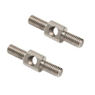 9Solutions Set of 2 Bar Connectors with 5/8' Threaded Hole