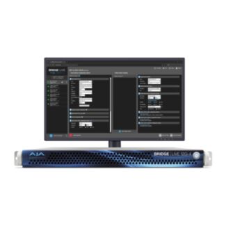 Aja Video Systems BLVE-12G4-S01 Turnkey System - 1RU Streaming and Transcoding Appliance 4-Ch HD, 1-Channel UltraHD I/O