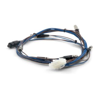 AJA DRM2-PLUS-6X Mini-XLR Harness includes: (6) Female-Mini-XLR Connectors, (1) Female Mini-Con-X Connectors