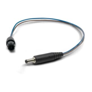 AJA DRM2-PLUS-CB Male-Mini-Con-X-to-Male-Barrel Adapter Cable, 12”