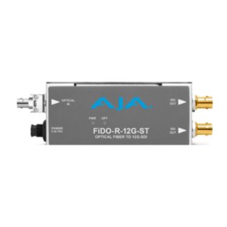 Ricevitore 1-Channel Single Mode ST Fiber a 12G-SDI